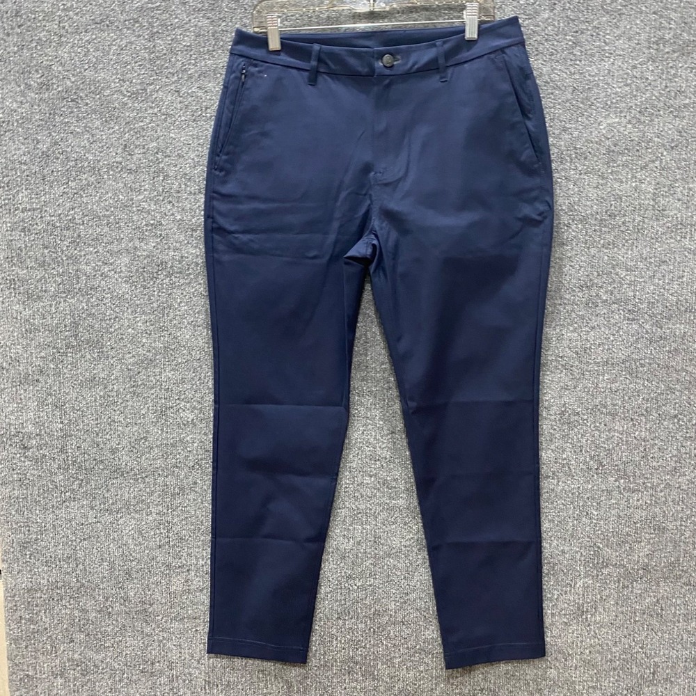 Puma Golf Pants Mens 31x30 Navy Blue Stretch Chino Performance Trousers